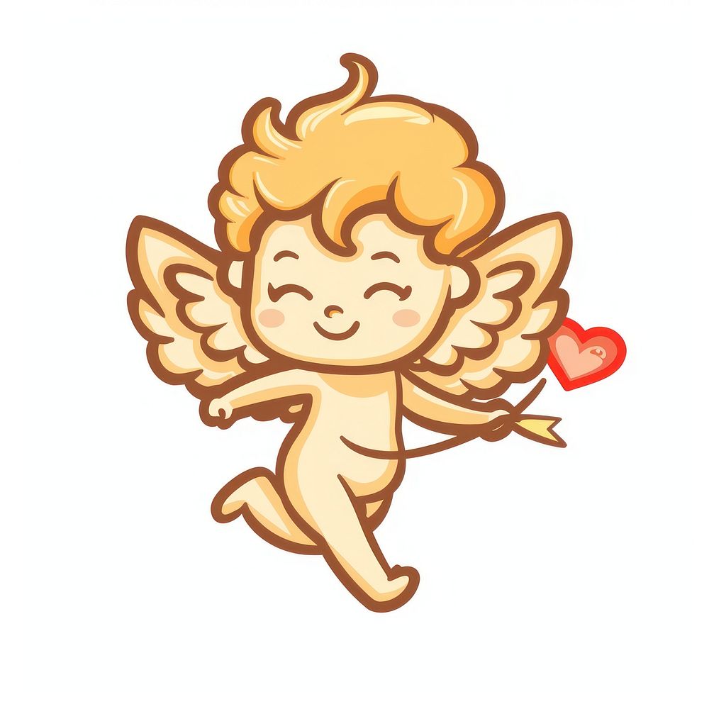 Cupid person human face.