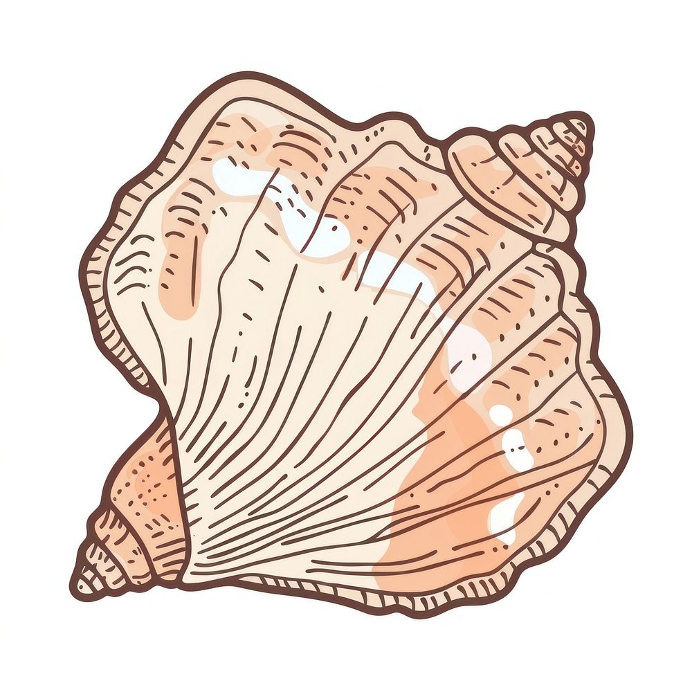 Shell invertebrate seashell seafood.