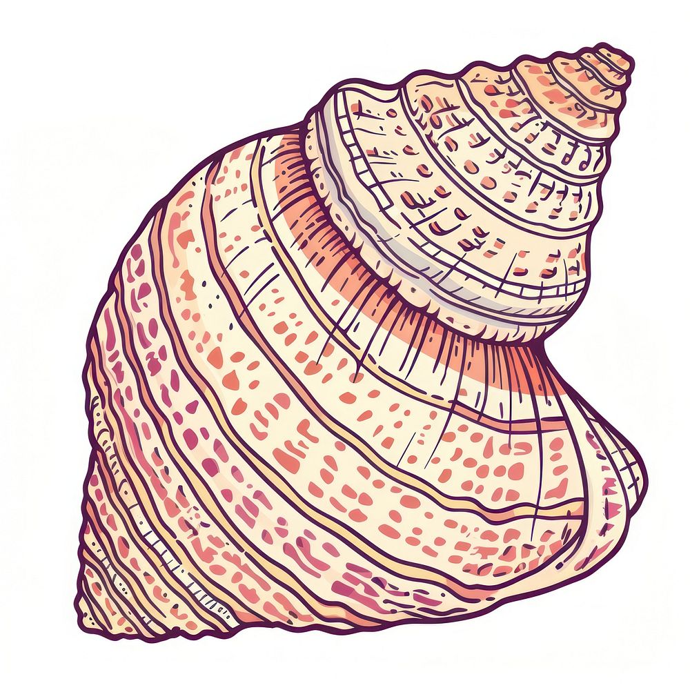 Shell invertebrate seashell seafood.
