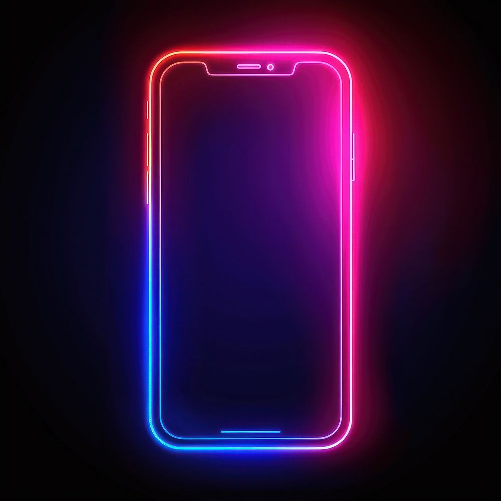 Mobile neon electronics light.