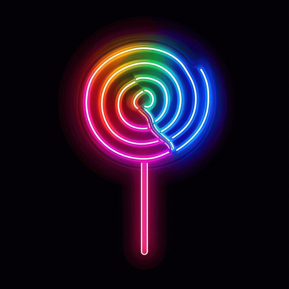 Swirl rainbow lollipop lighting spiral purple.