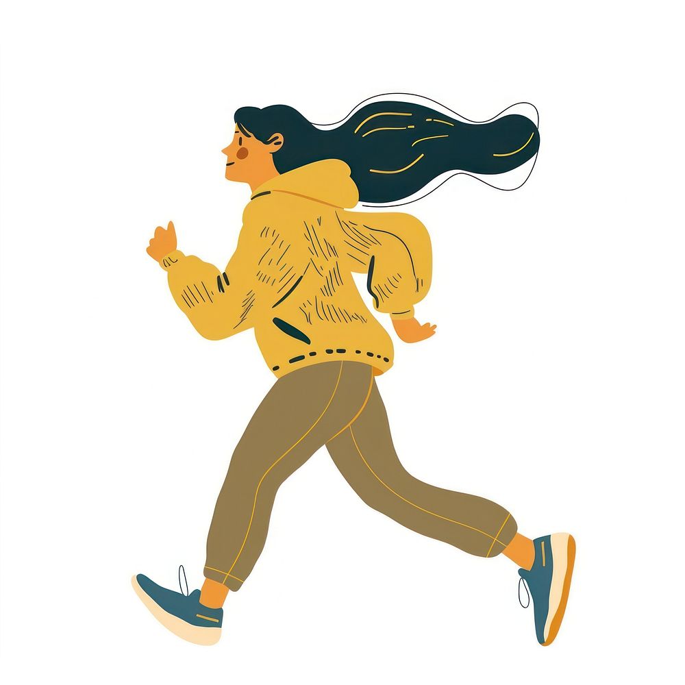 Sport Woman running walking person human.