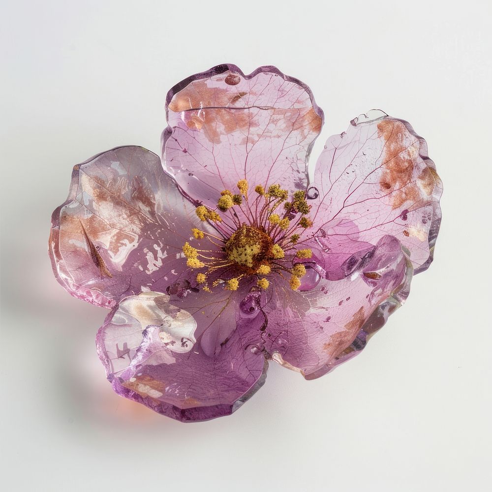 Flower resin map shaped accessories accessory blossom.