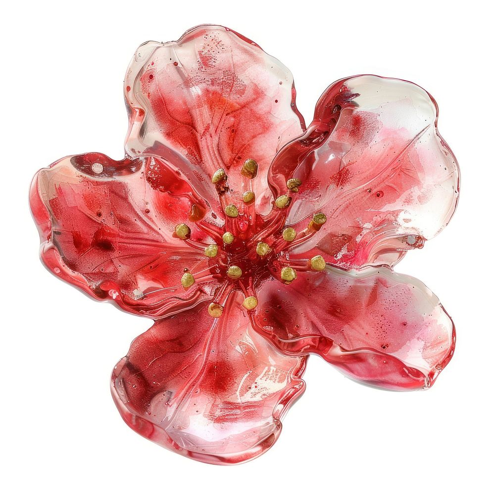 Flower resin ballerina shaped accessories accessory blossom.