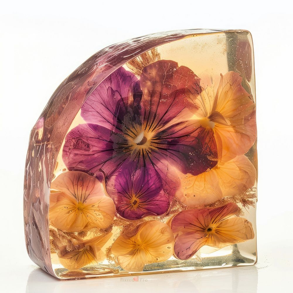 Flower resin cheese shaped accessories accessory gemstone.