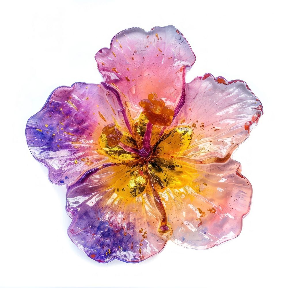 Flower resin child shaped accessories accessory geranium.