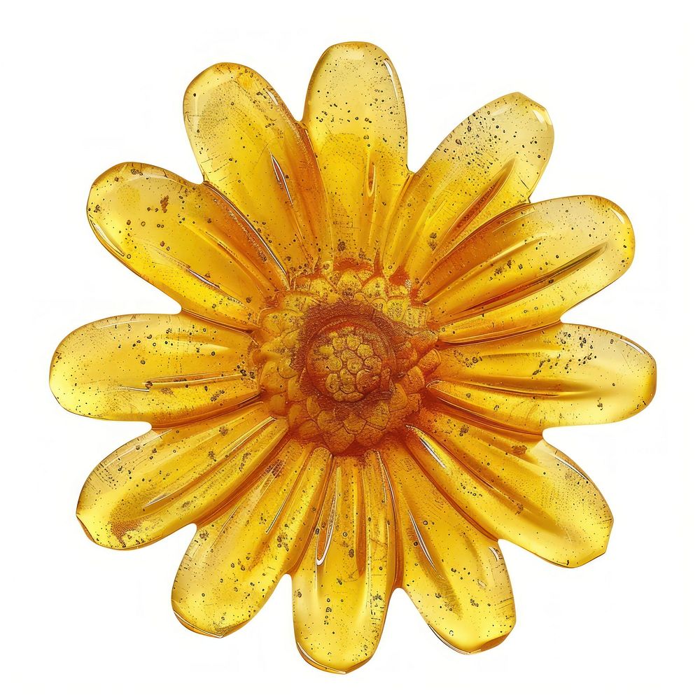 Flower resin daisy shaped accessories asteraceae accessory.