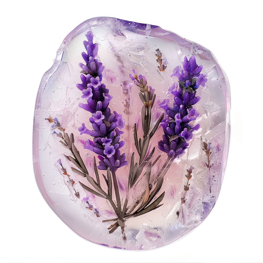 Flower resin lavender shaped accessories accessory blossom.