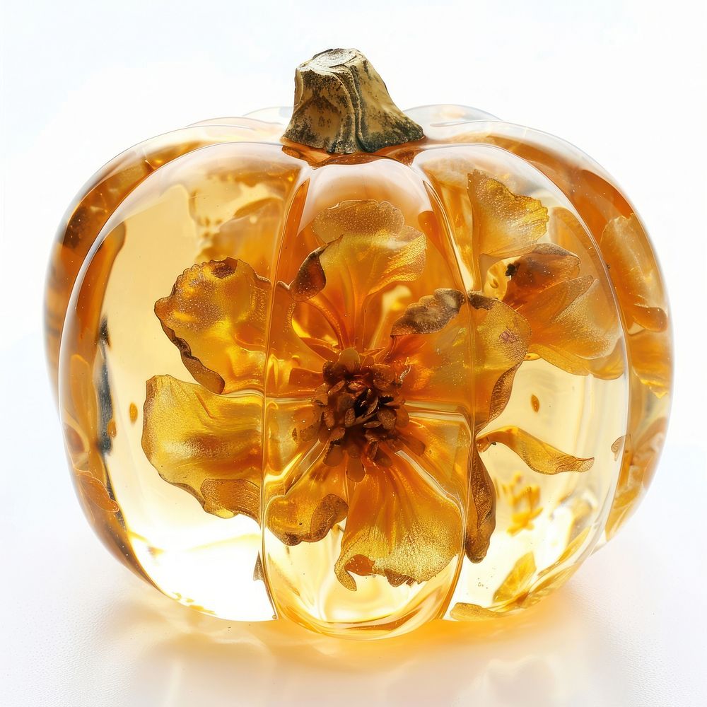 Flower resin pumpkin shaped accessories vegetable accessory.