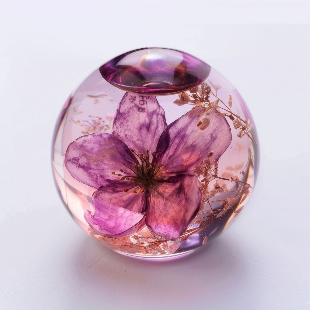 Flower resin perfume shaped accessories accessory pottery.