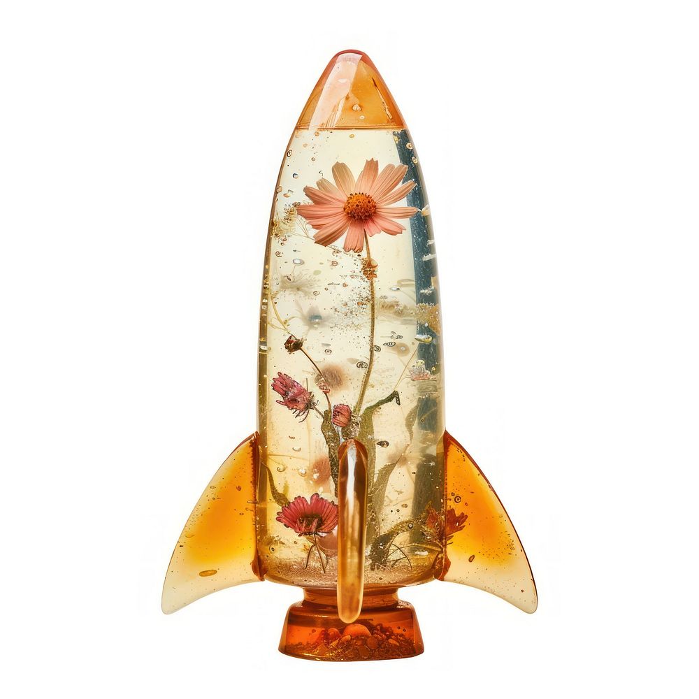 Flower resin rocket shaped recreation outdoors surfing.