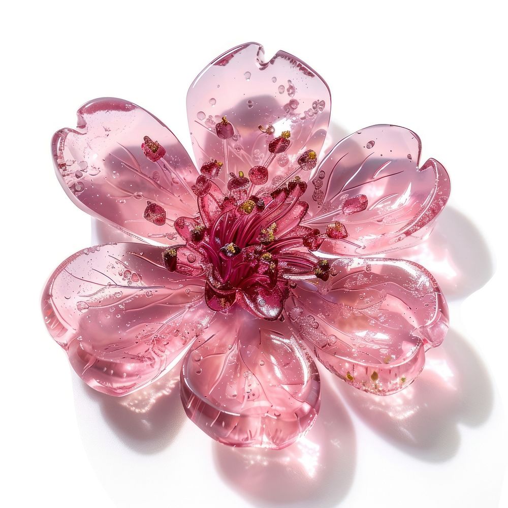 Flower resin sakura shaped accessories accessory blossom.