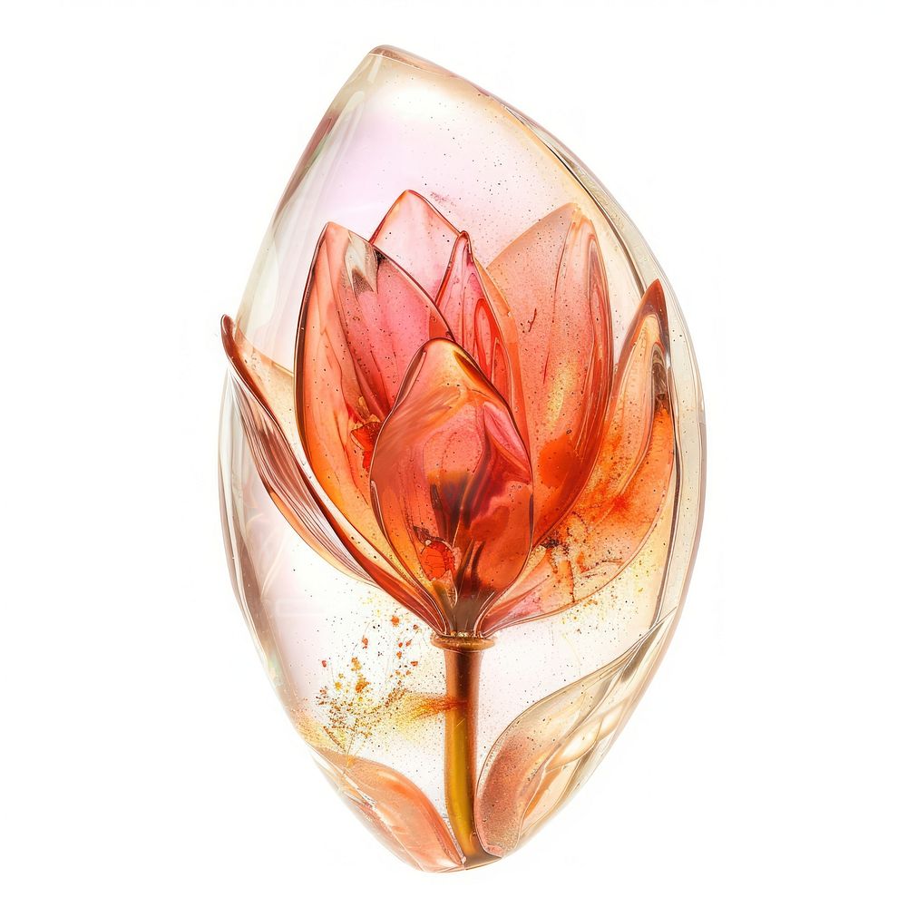 Flower resin tulip shaped accessories accessory cosmetics.