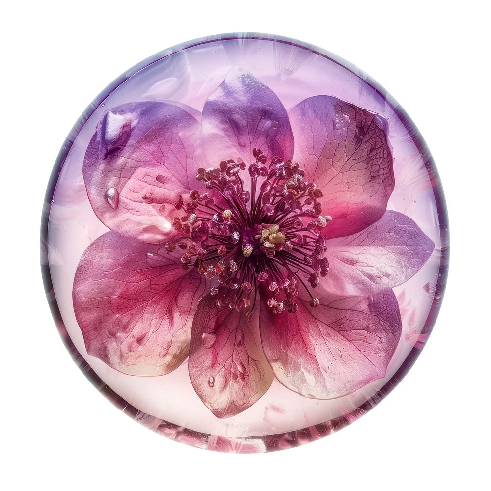 Flower resin ufo shaped accessories accessory blossom.