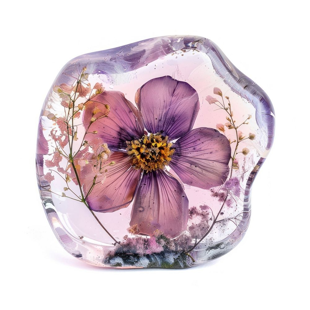 Flower resin witch shaped art accessories accessory.