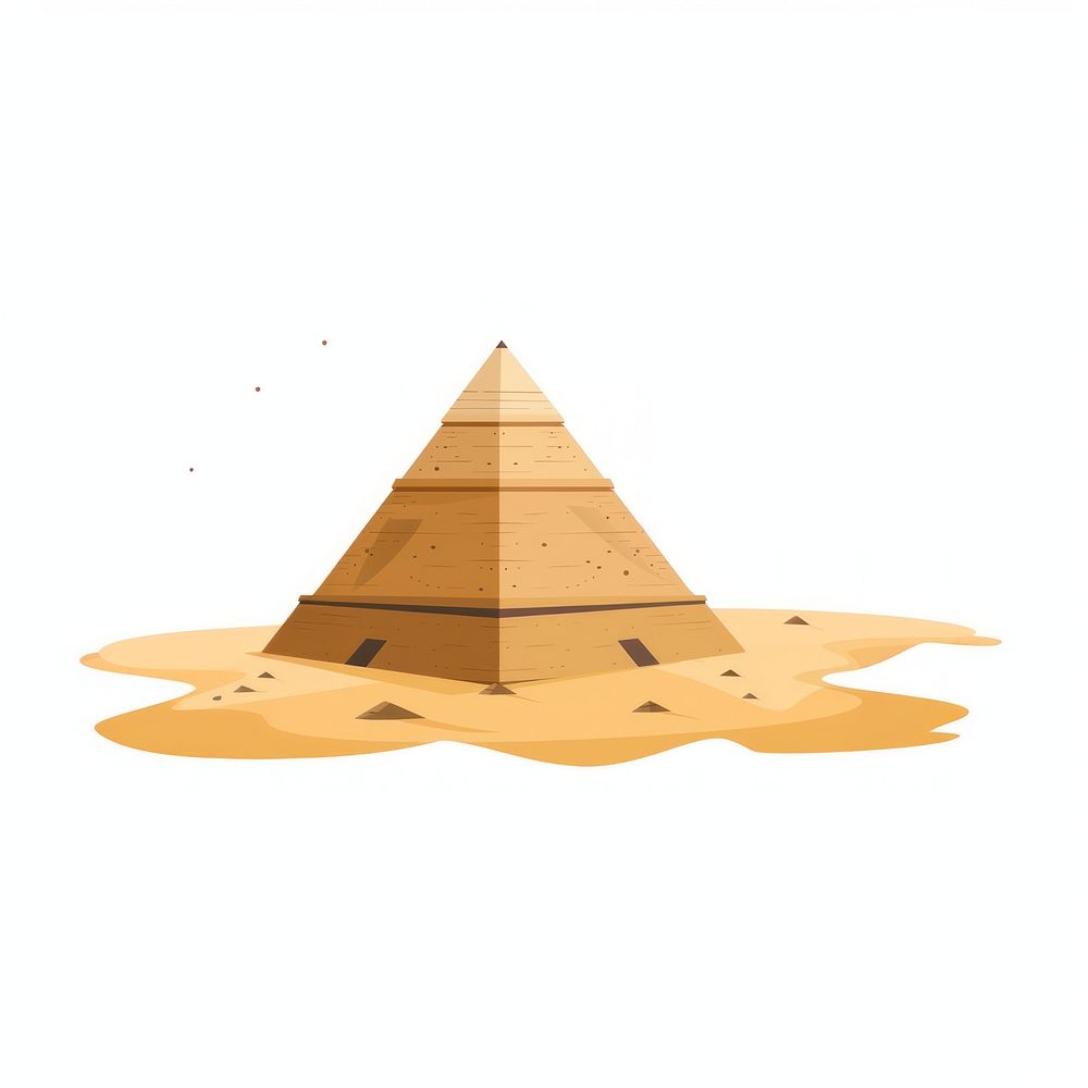Ancient Egypt art pyramid architecture appliance triangle.