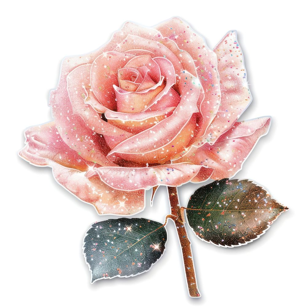 Glitter rose accessories accessory blossom.