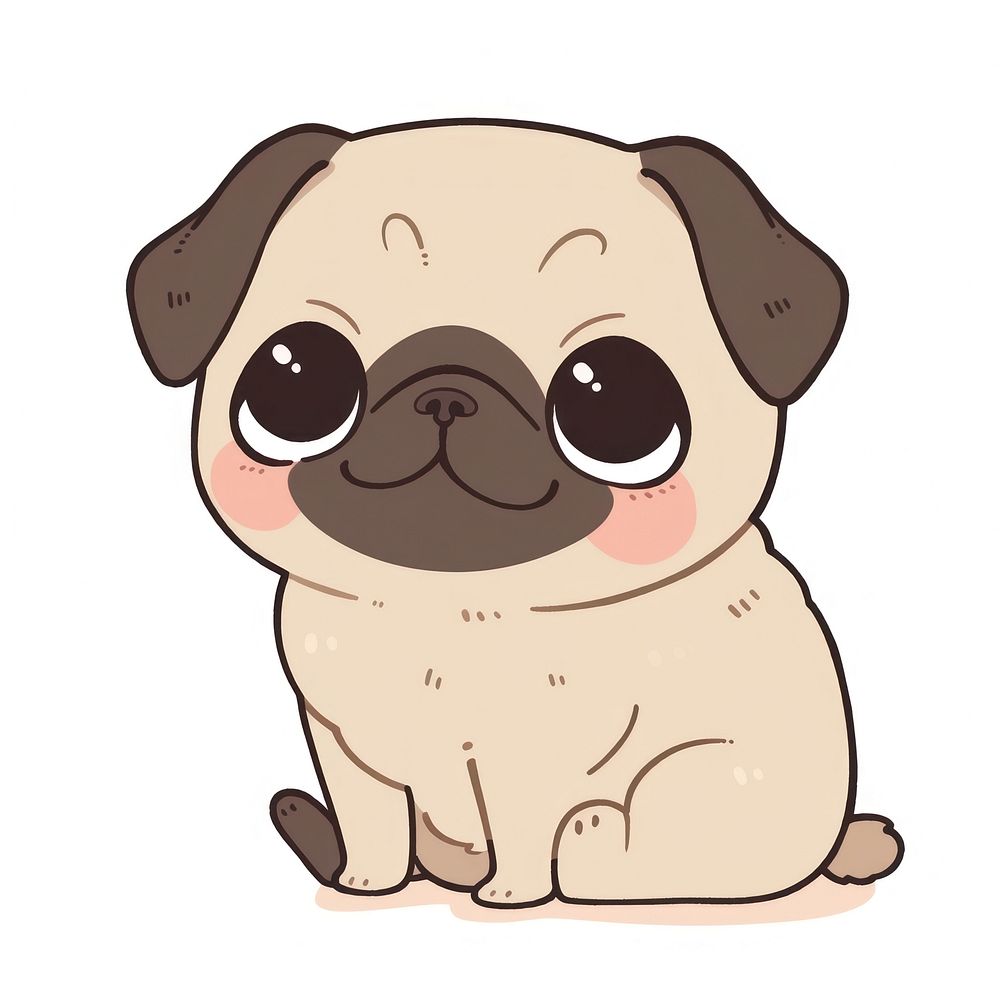 Pug animal canine mammal.