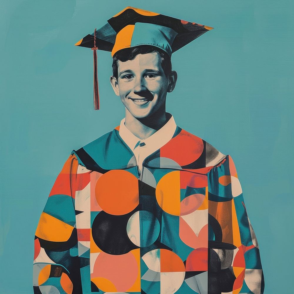 Collage graduation boy portrait people | Free Photo Illustration - rawpixel