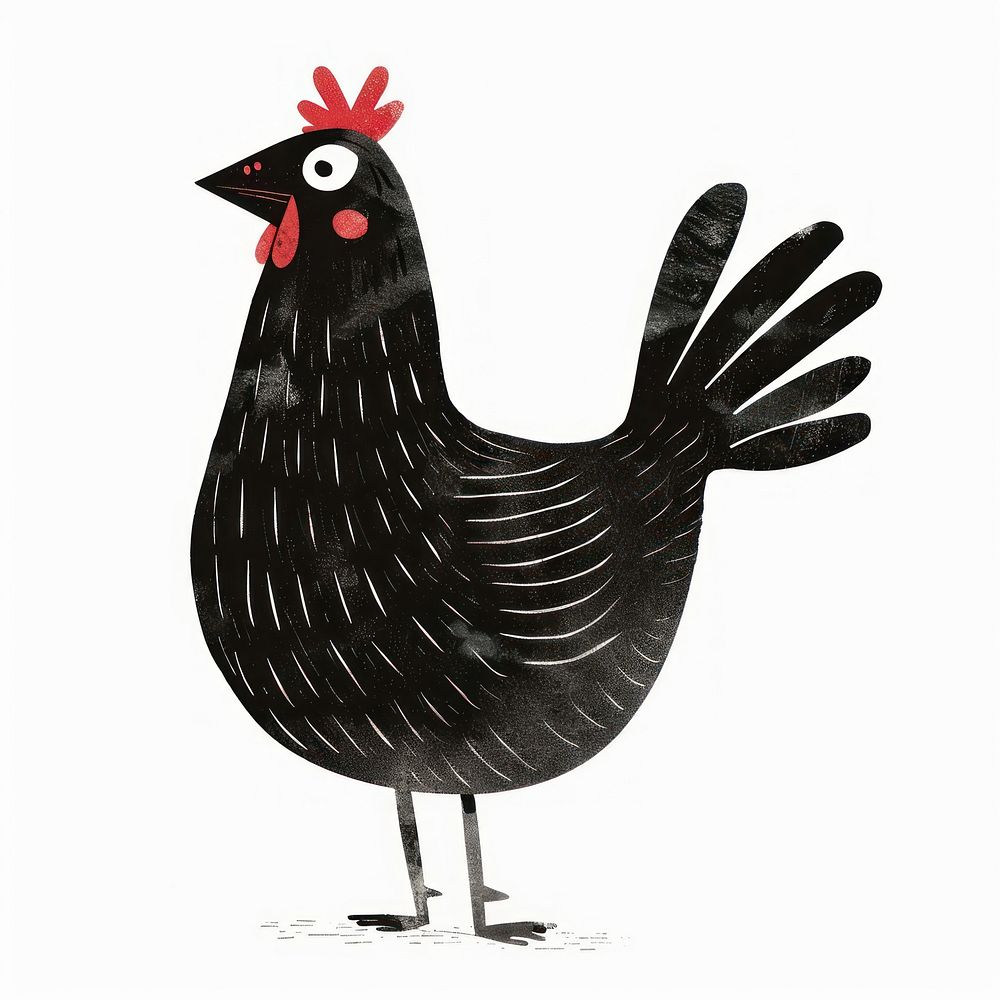 Chicken poultry rooster animal.