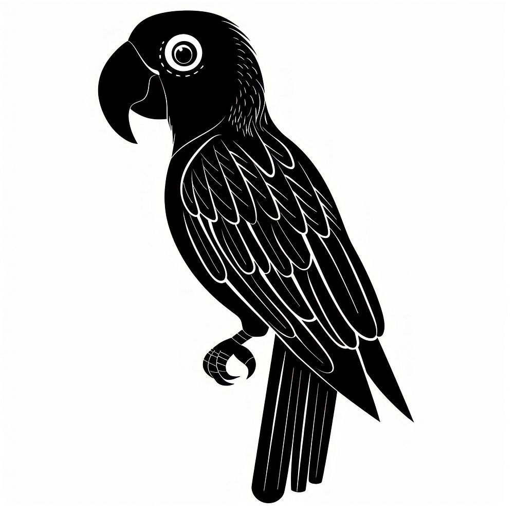 Blackbird agelaius stencil animal.