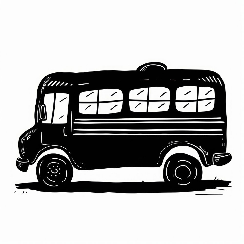 Bus transportation vehicle minibus.