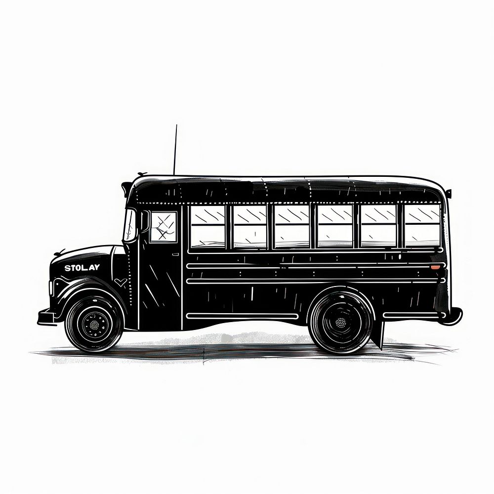 Bus transportation vehicle minibus.