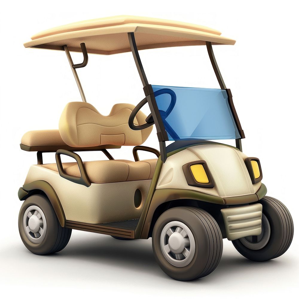 Golf cart transportation vehicle sports.