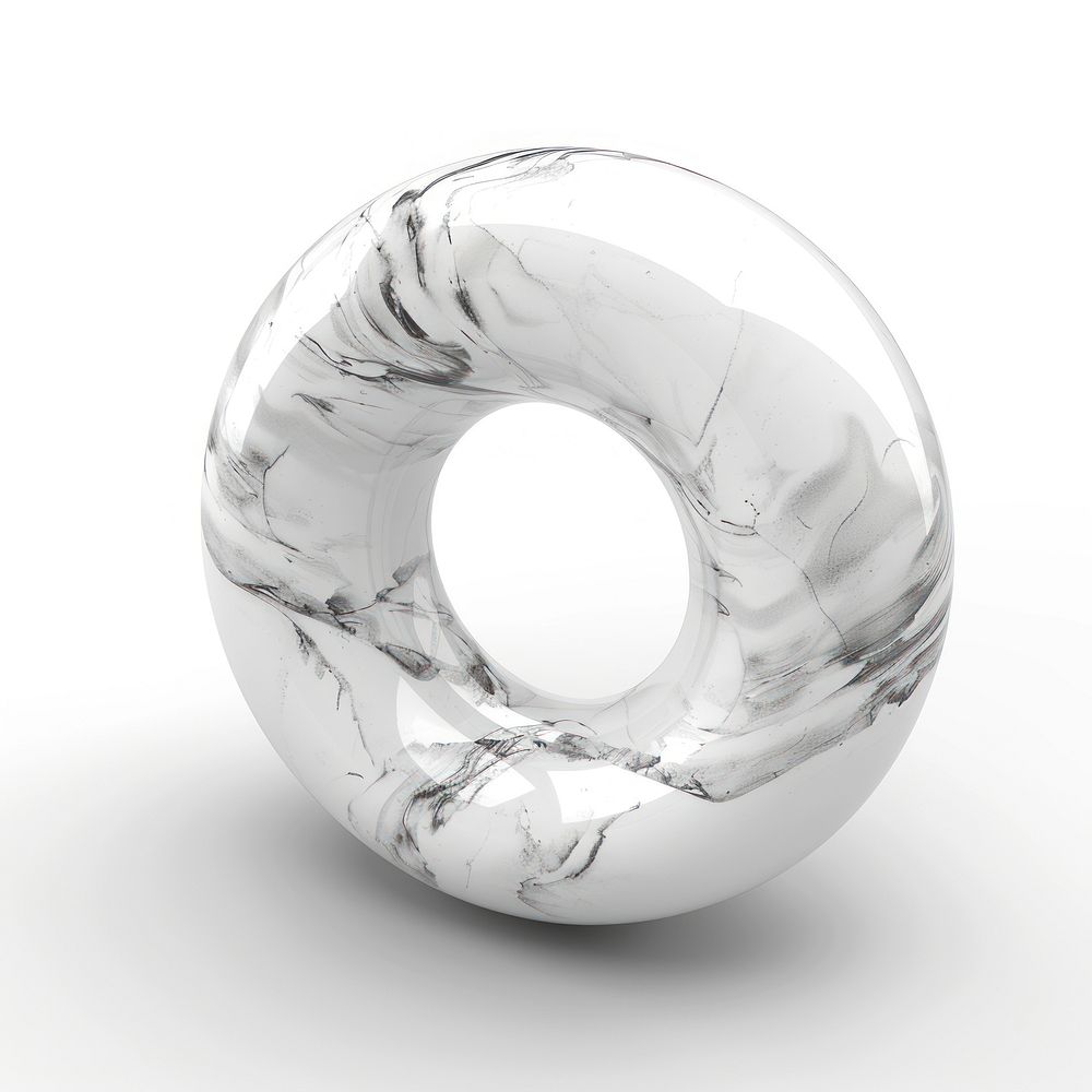 Marble torus shape form accessories accessory clothing.