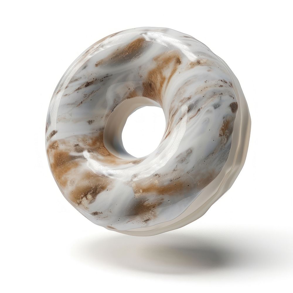 Marble doughnut shape form confectionery accessories accessory.