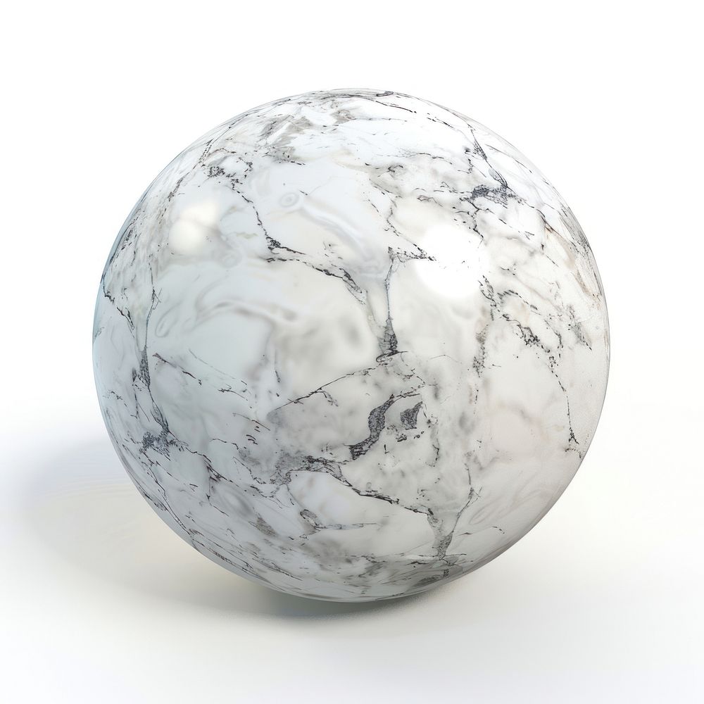 Marble half-sphere shape form food egg.