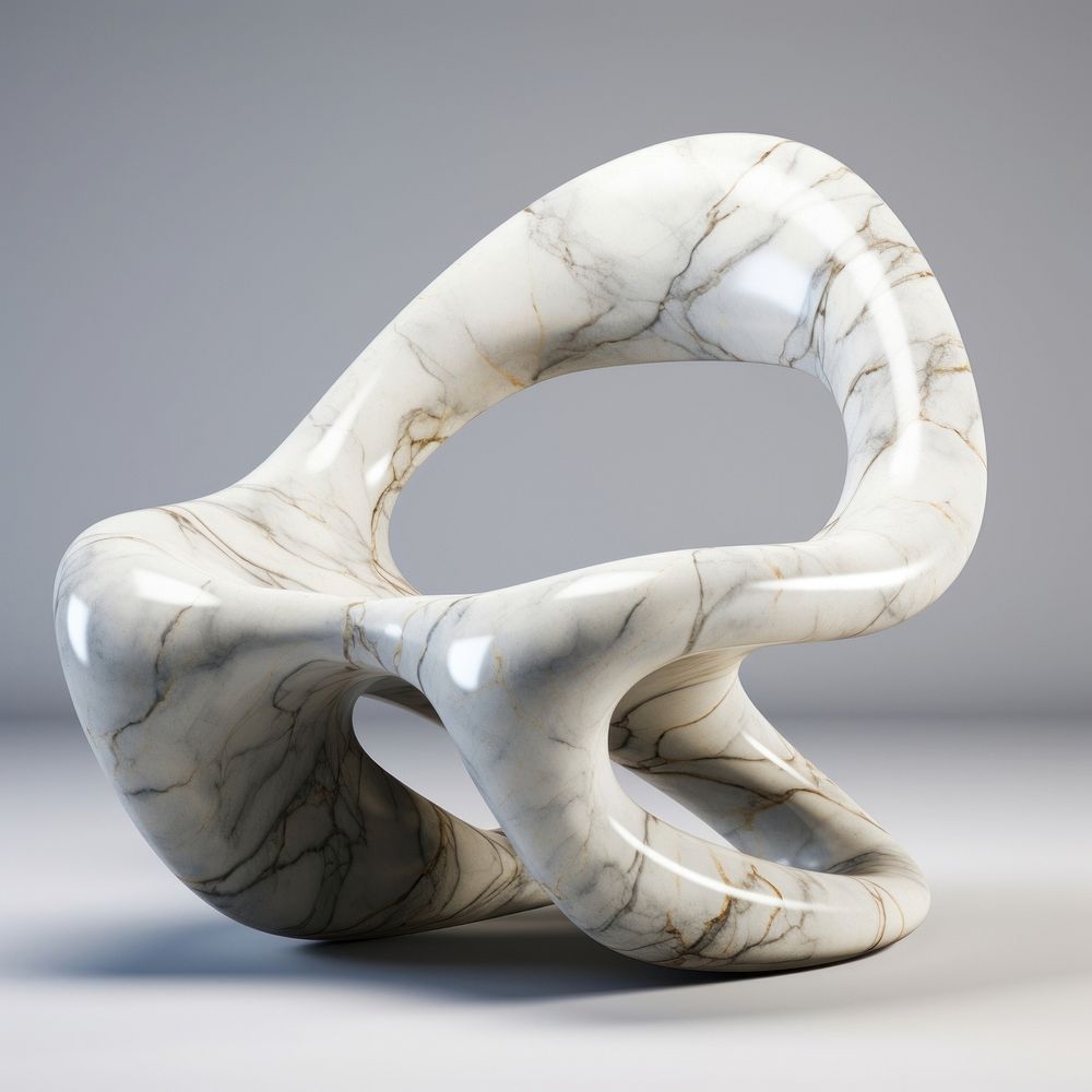 Marble chair sculpture accessories accessory furniture.