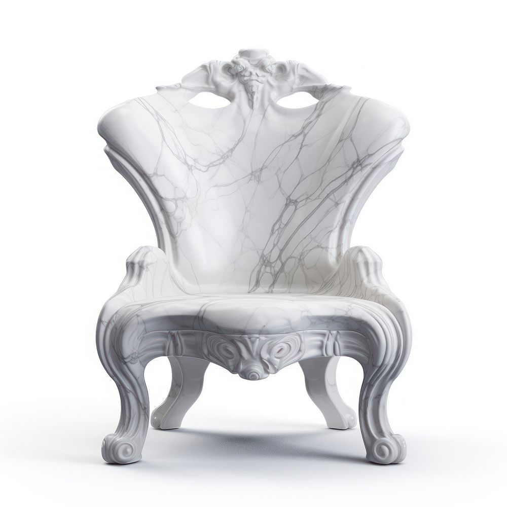 Marble chair sculpture furniture armchair throne.
