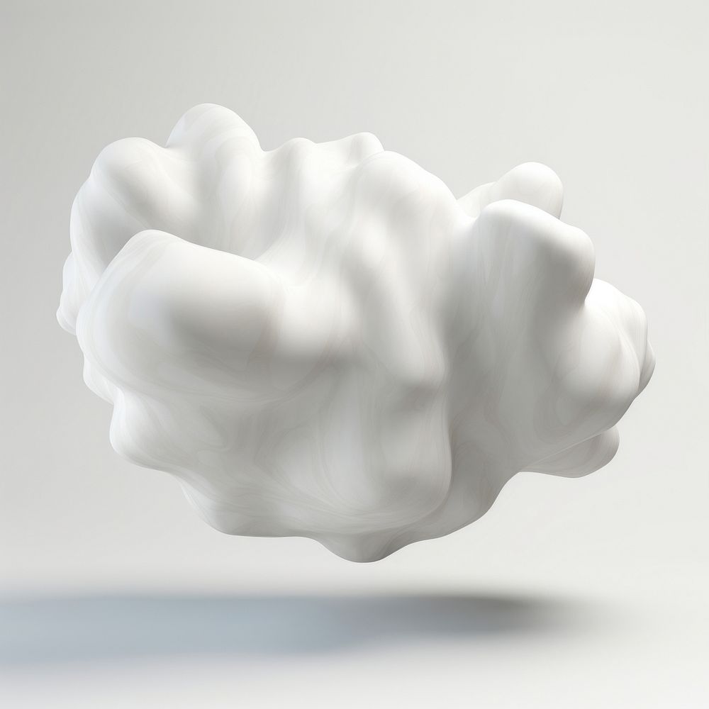 Marble cloud sculpture porcelain pottery person.