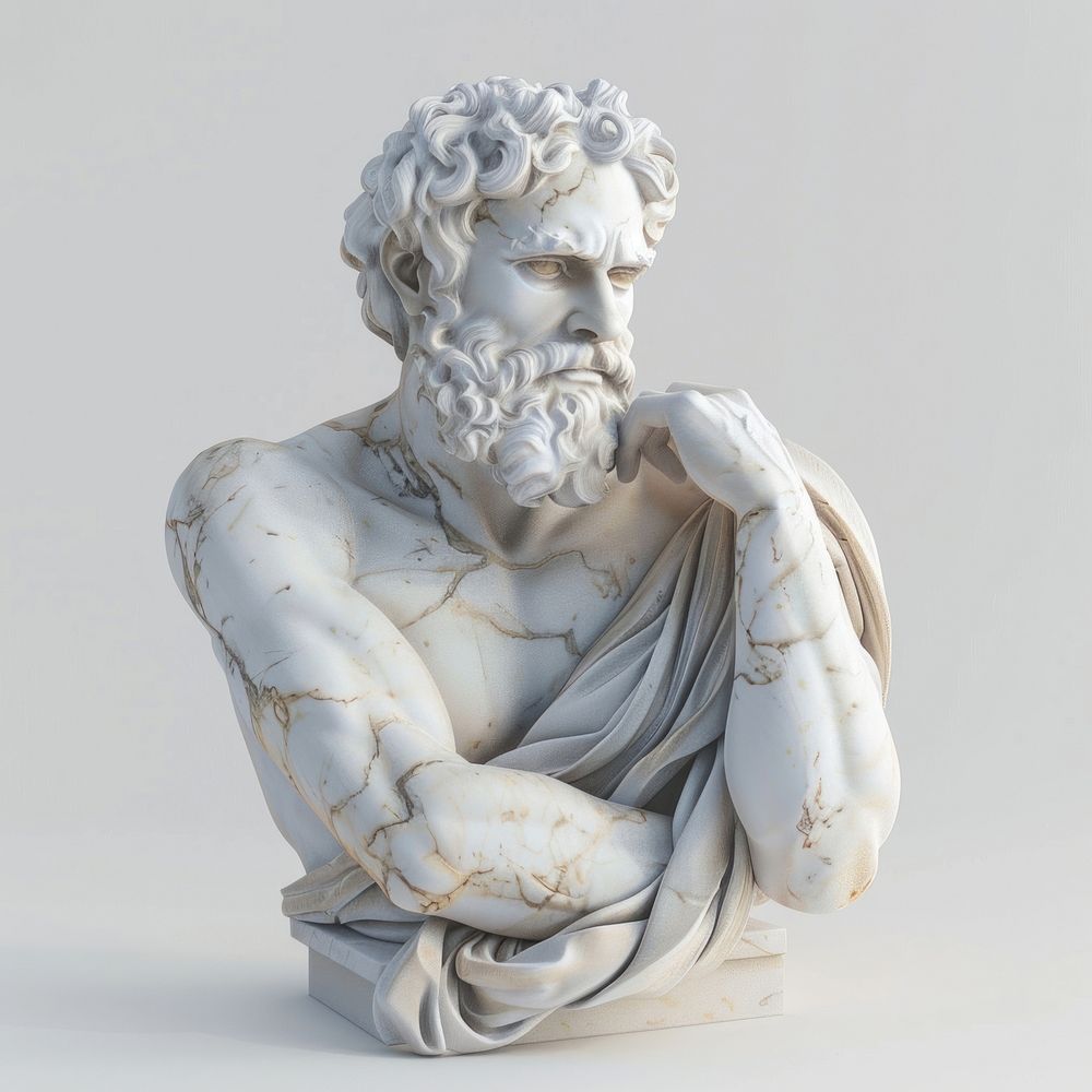 Marble greek man sculpture person statue human.