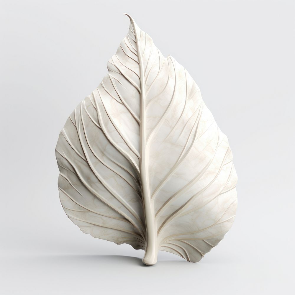 Marble leaf sculpture porcelain vegetable clothing.