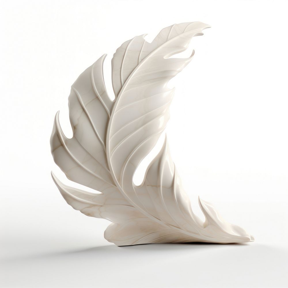Marble leaf sculpture porcelain furniture archangel.