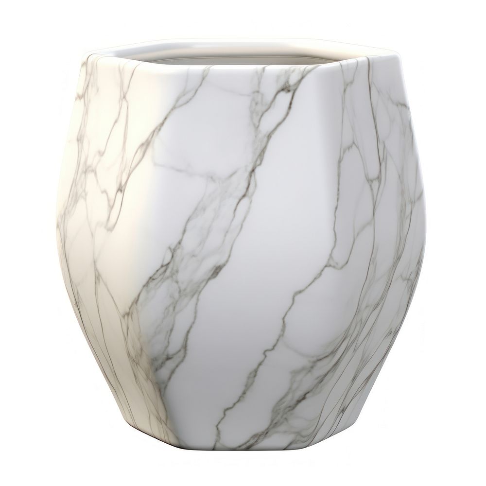 Rentangle shape marble pot porcelain pottery diaper.