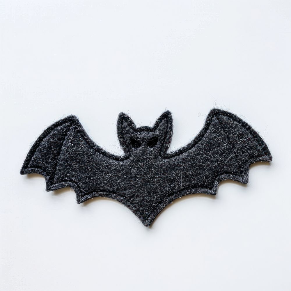 Felt stickers of a single bat symbol accessories accessory.