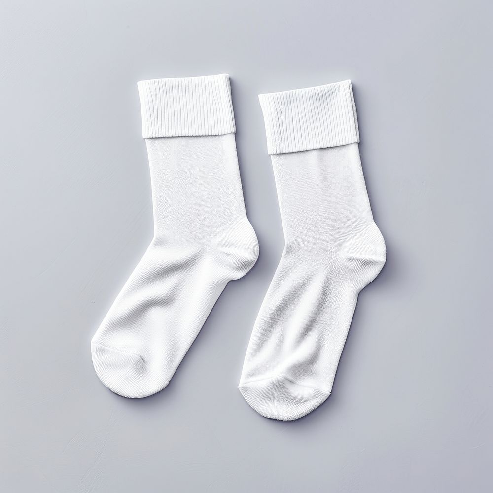 White socks mockup psd