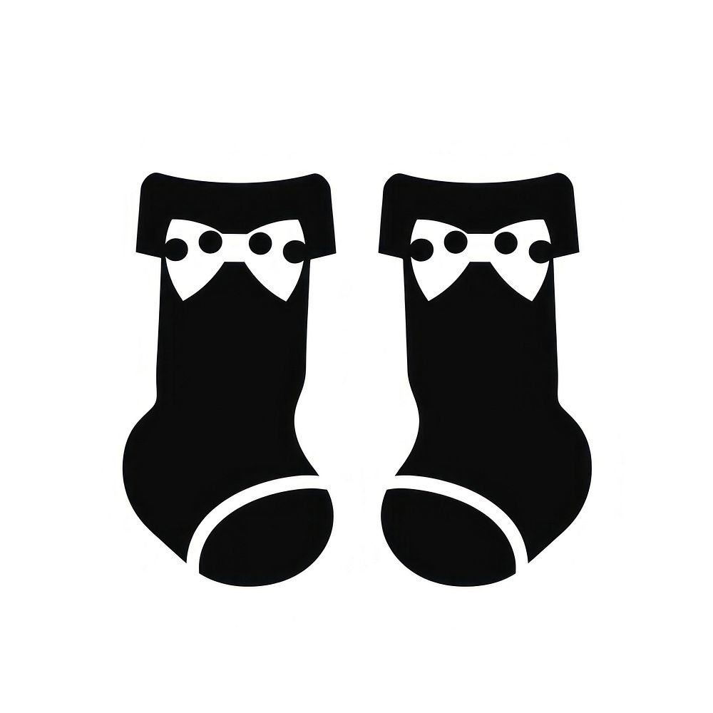 Baby socks clothing stencil apparel.