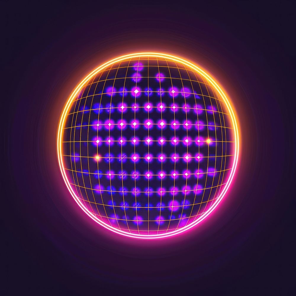 Disco icon electronics astronomy lighting.