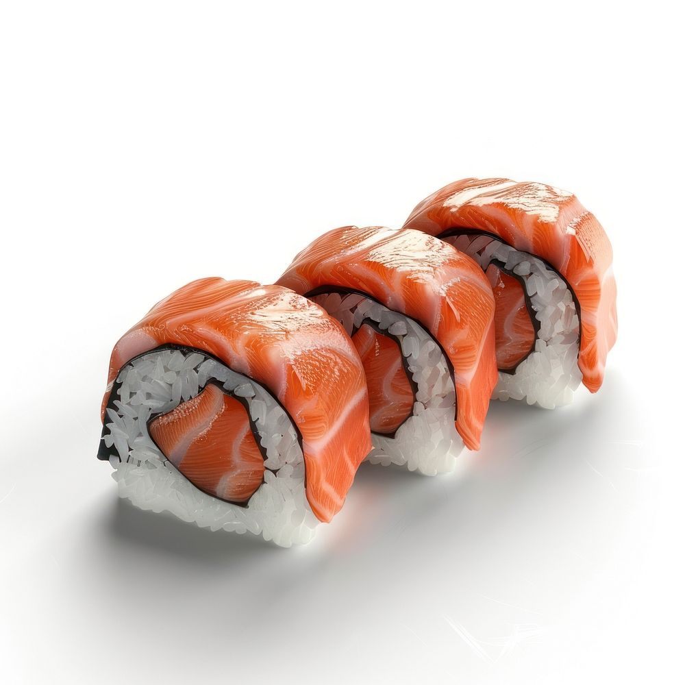 Fish salmon sushi football produce | Free Photo Illustration - rawpixel