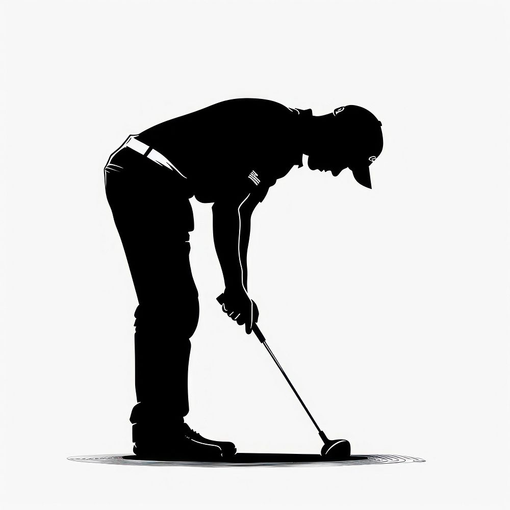 A Putter Golf golf person sports.