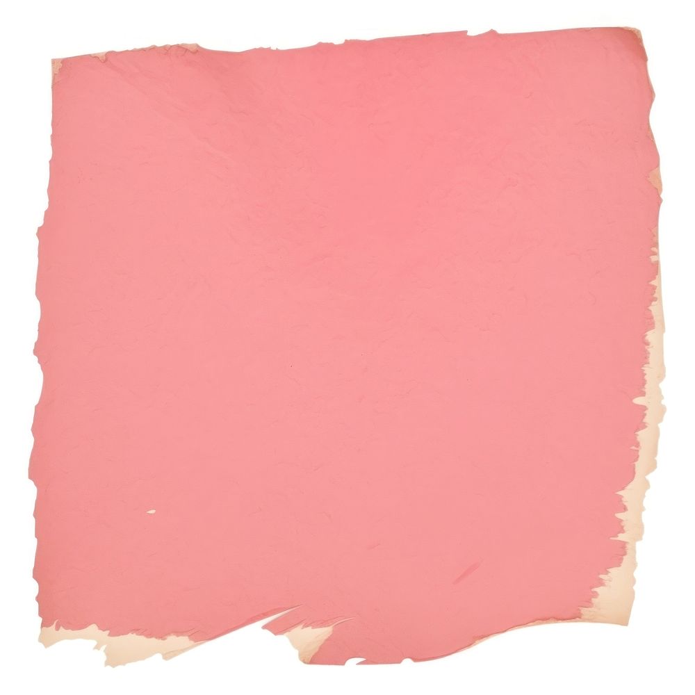 Pink color ripped paper text diaper.