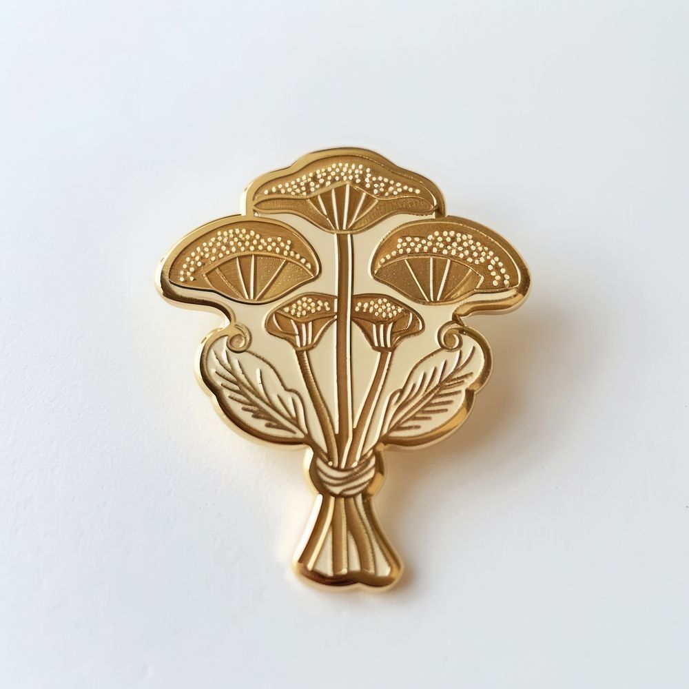 Showy Beardtongue flower shape pin badge accessories chandelier accessory.
