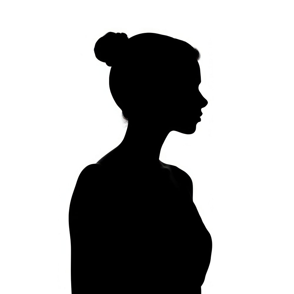 Woman silhouette person human.
