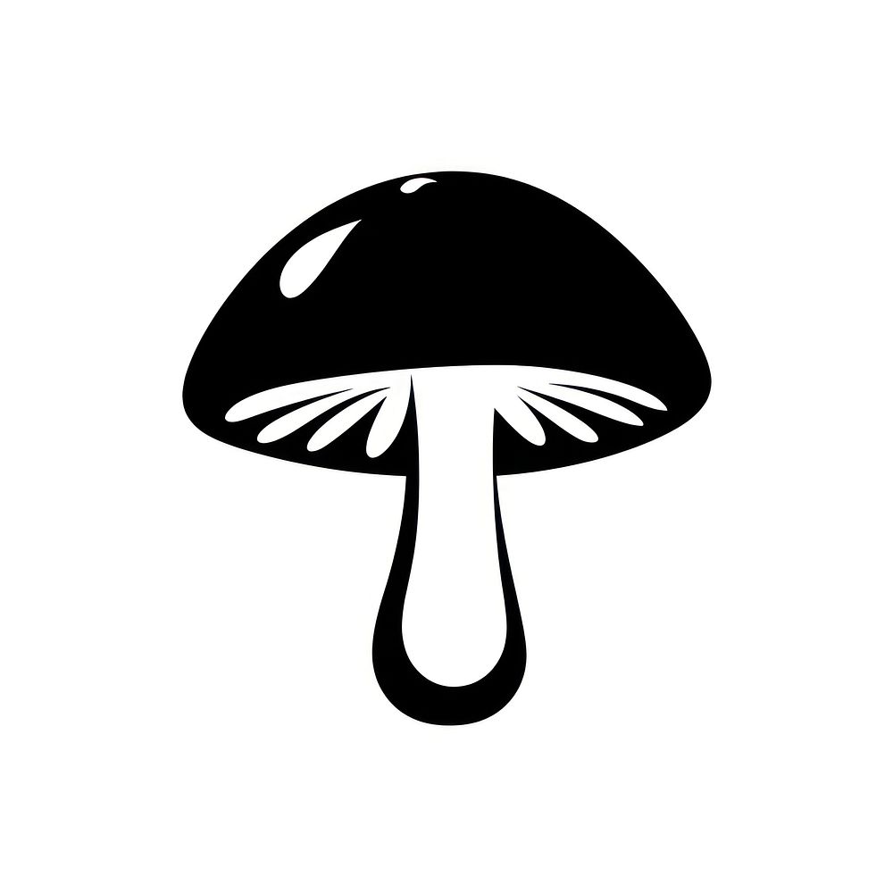 Mushroom silhouette appliance stencil device.