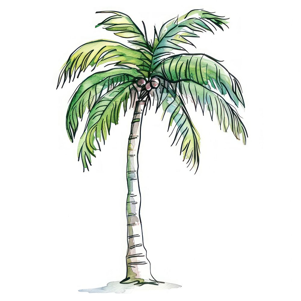 Tree palm tree arecaceae plant.