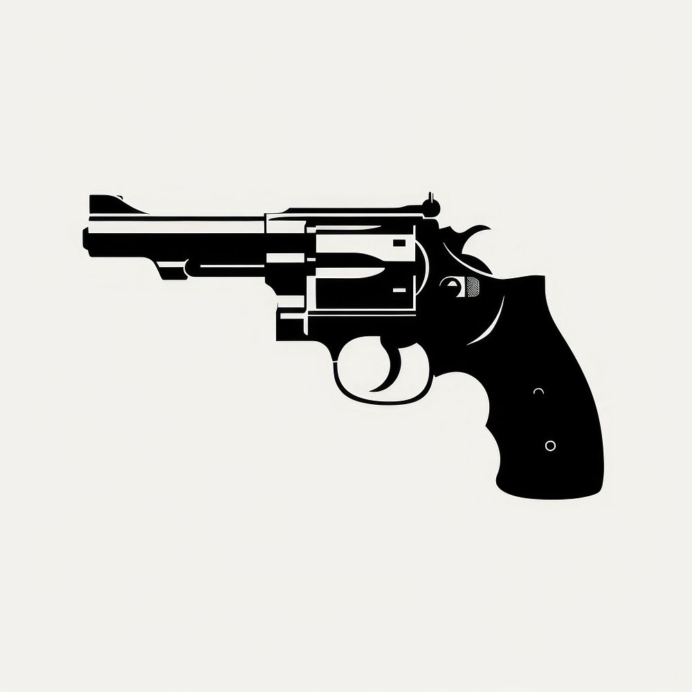 Gun silhouette clip art weaponry | Free Photo Illustration - rawpixel